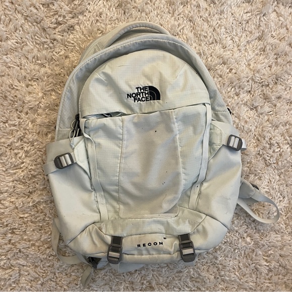 The North Face Bags Light Blue North Face Backpack Poshmark